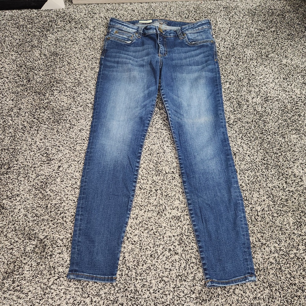 Kut From The Kloth Toothpick Skinny Jeans Women's Size 10 Short, Darkwash Stretc